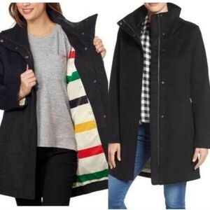 Pendleton women's Campbell gray wool coat